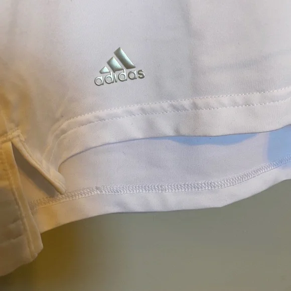 Adidas Golf Shirt Womens Large White - Picture 3 of 4
